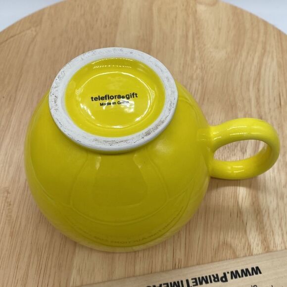 Teleflora Yellow Happy Face Mug - Picture 10 of 10